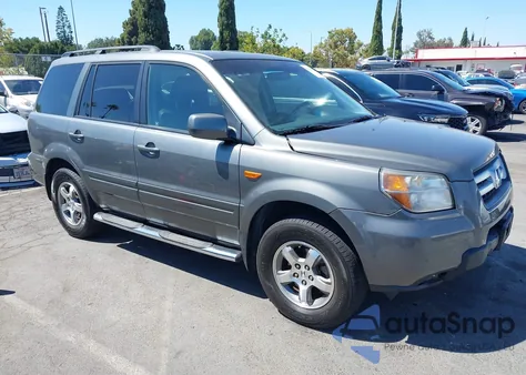 2007 Honda Pilot Ex-L z USA, uszkodzony, nr VIN 5FNYF28727B024312